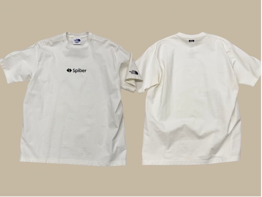 Spiber社の「Brewed Protein™ファイバー」を採用した、THE NORTH FACE・eYe JUNYA WATANABE MANとのコラボTシャツ