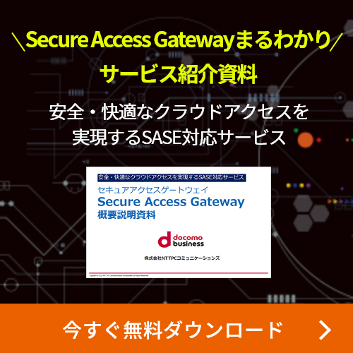 SASEで快適なテレワーク環境を実現　リモートワークのセキュリティ強化に！　DNSセキュリティの詳細資料　今すぐ無料ダウンロード