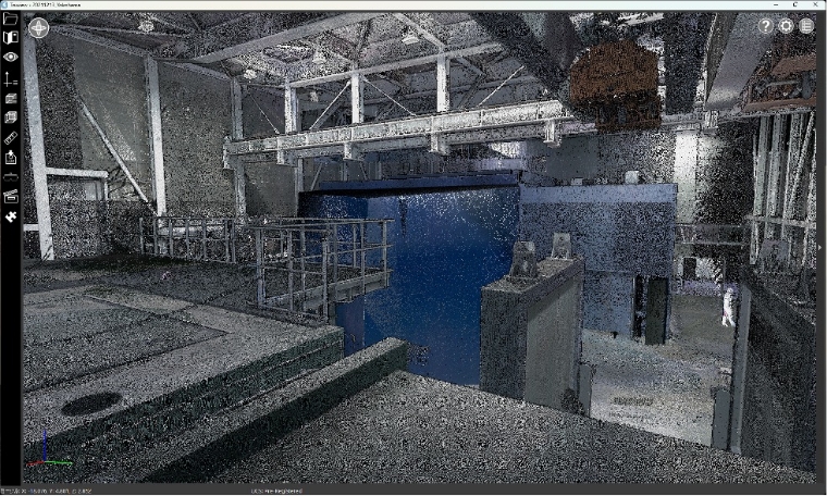 図2. 3Dレーザースキャナーを使って取得した大容量3Dデータの例