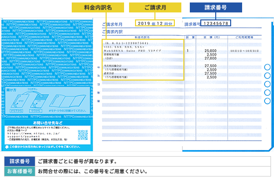 口座振替のご案内のうら面（ハガキ）